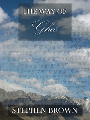 cover image of The Way of Ghee